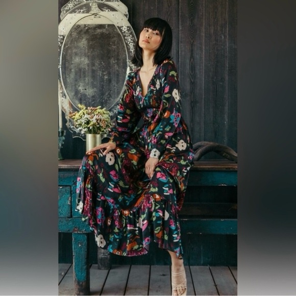 Cleobella Juliette Ankle Dress Floral size XS - Picture 13 of 13